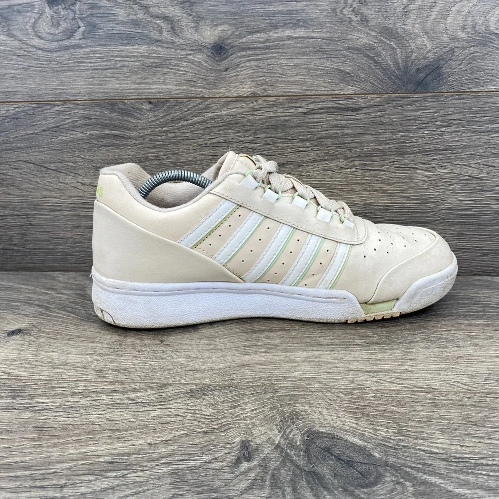 K-Swiss Gstaad Low Top Leather Tennis Sneakers Shoes Women's‎ Size 8 Beige White